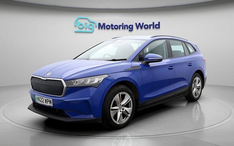 Used Skoda Enyaq iV ecoSuite 131 kW (179 HP) 2022 Blue SUV