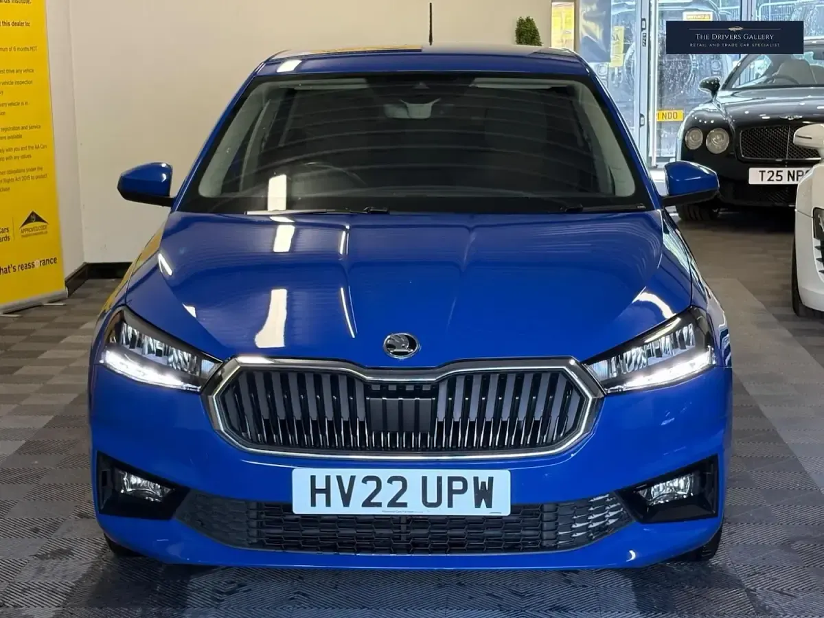 Used Skoda Fabia SE L 2022 Blue Hatchback