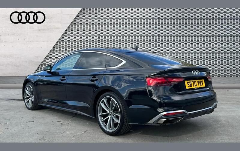 Used Audi A5 S-Line 161 HP (118 kW) 2021 Black Coupe