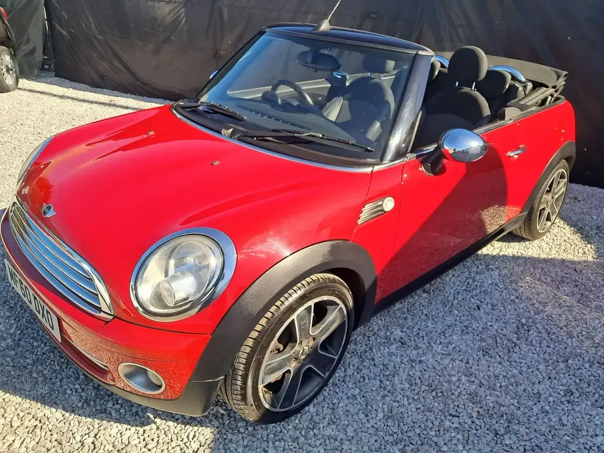 Used Mini Cooper Cabriolet 2010 Red Cabriolet