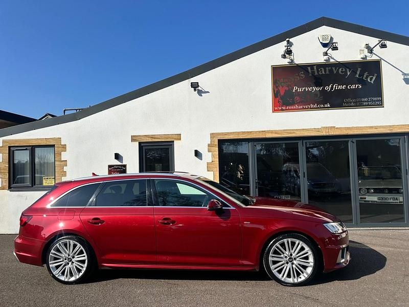 Used Audi A4 S-Line 2019 Red Estate