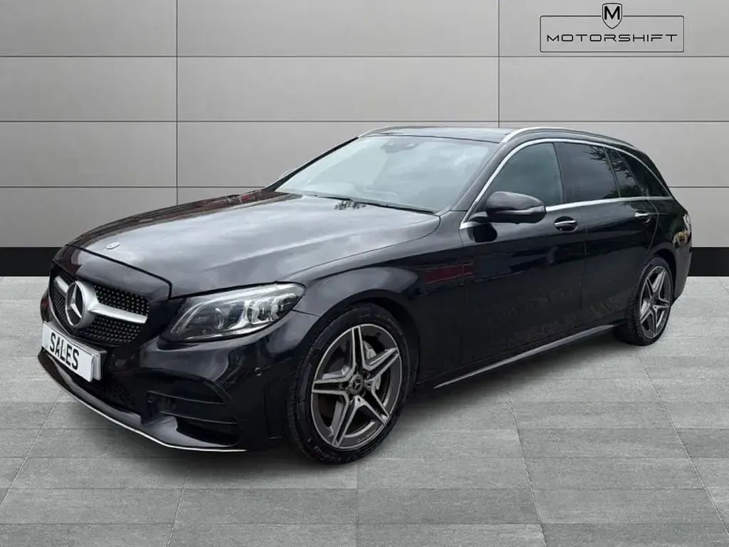 Used Mercedes C200 AMG Line Premium Plus 2019 Black Estate