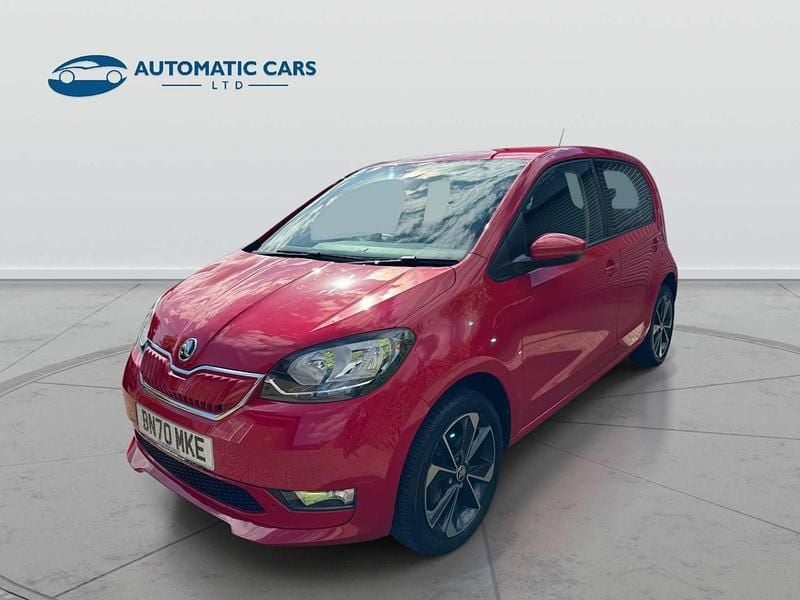 Used Skoda Citigo-e IV SE L 61 kW (83 HP) 2020 Red Hatchback