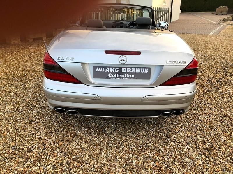 Used Mercedes SL55 AMG AMG 2002 Silver Cabriolet