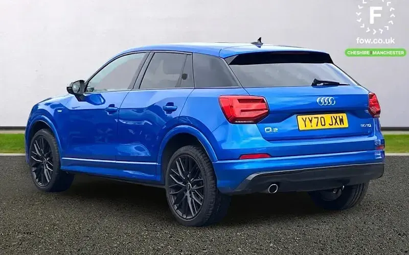 Used Audi Q2 Black Edition 116 HP (85 kW) 2020 Blue SUV