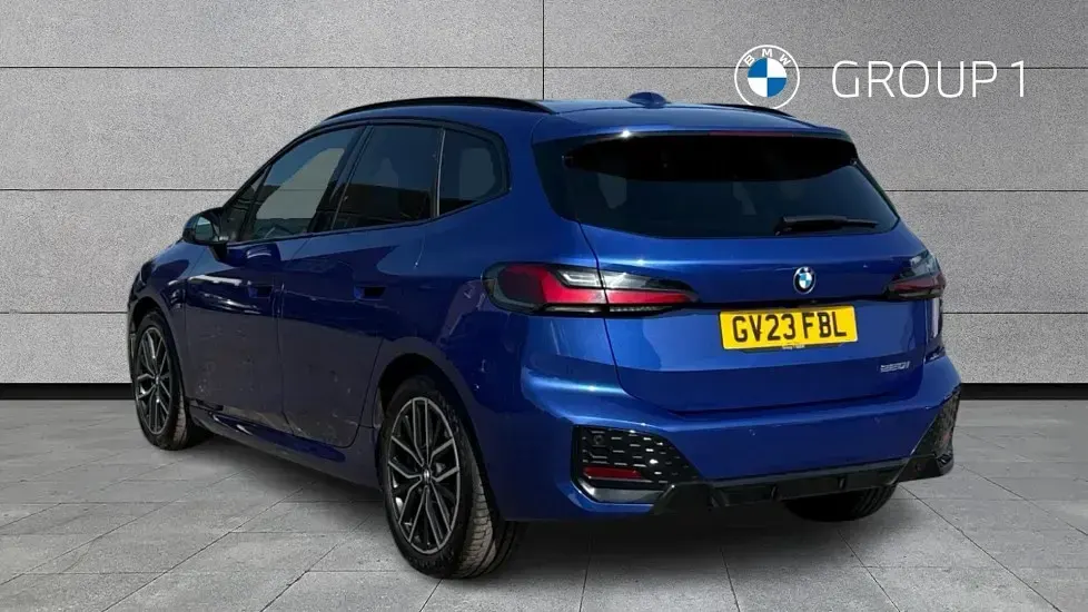 Used BMW 220 Active Tourer M Sport 168 HP (123 kW) 2023 Blue MPV