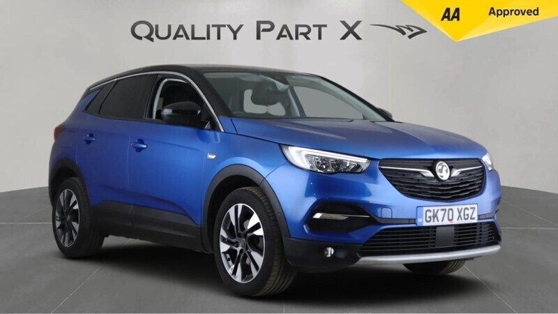 Blue Used 2020 Vauxhall Grandland X SRi SUV | £12,380 (Good price) - Image 1/4