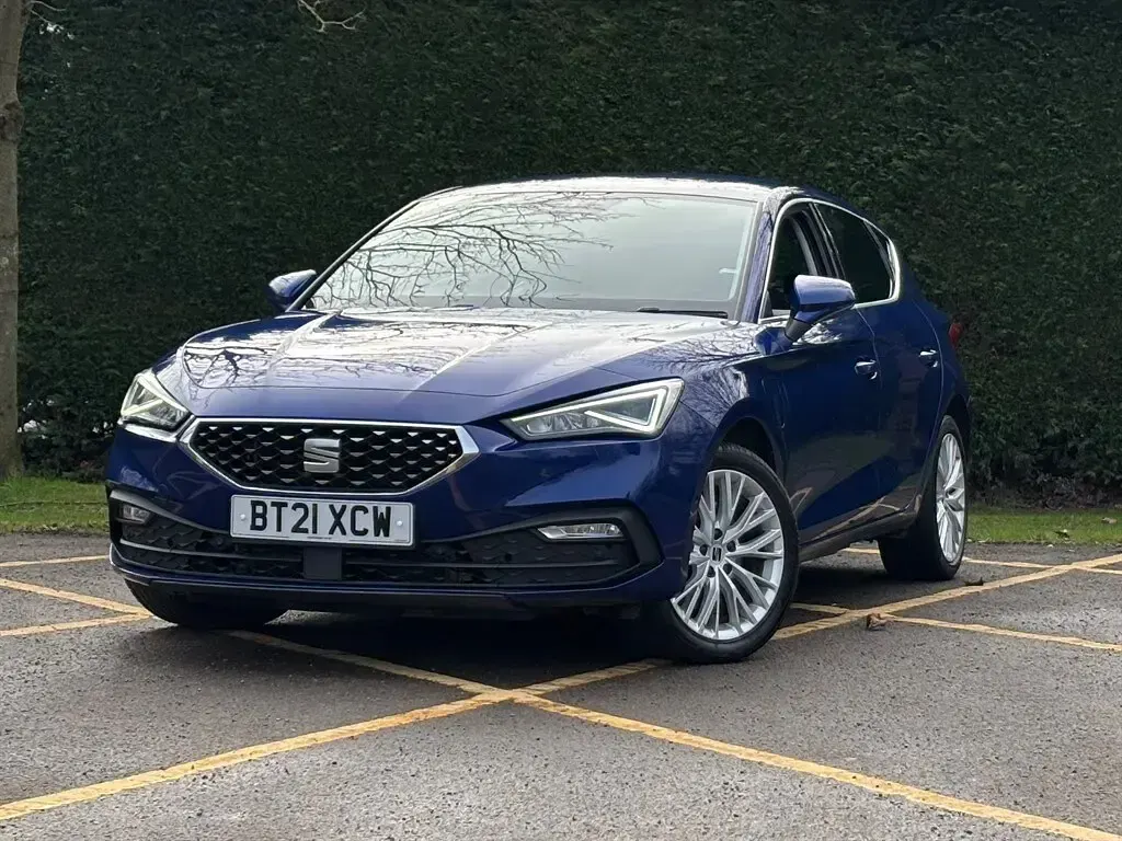 Used Seat Leon XCELLENCE 201 HP (147 kW) 2021 Blue Hatchback