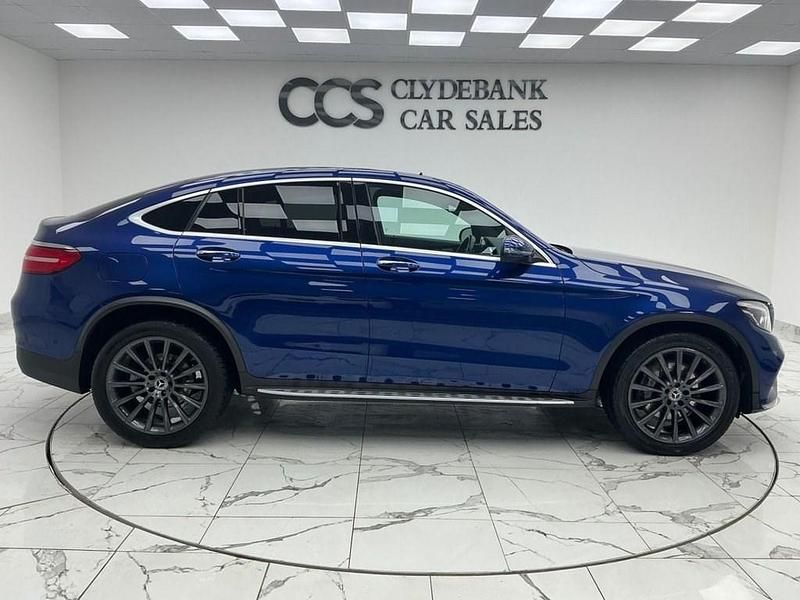 Begagnad Mercedes GLC220 AMG line 170 HK (125 kW) 2018 Blå Sportkupé
