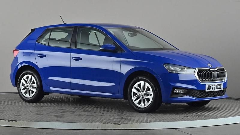 Used Skoda Fabia Comfort 110 HP (80 kW) 2022 Blue Hatchback