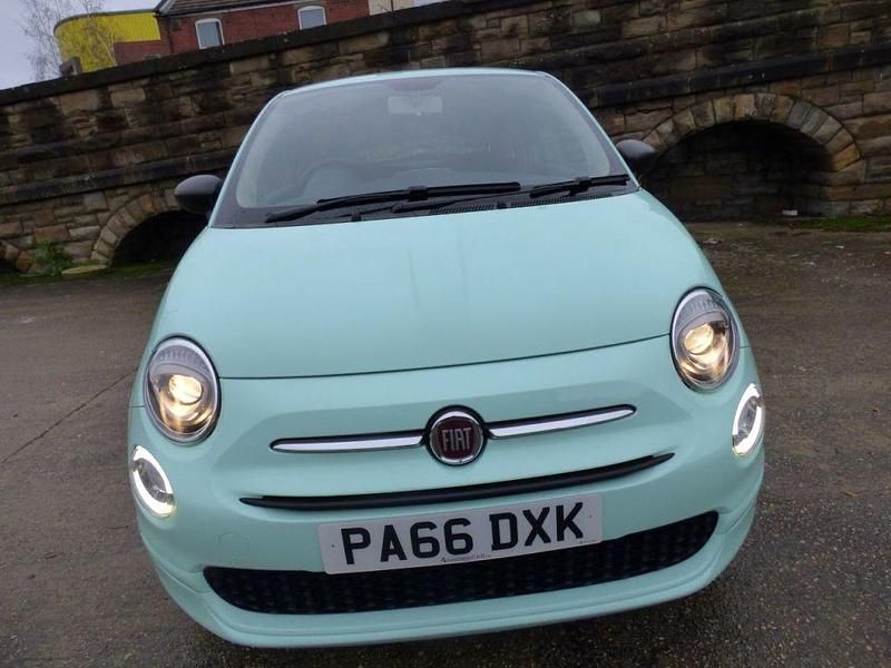 Green Used 2017 Fiat 500 Pop Hatchback | £6,795 (Fair price) - Image 1/4