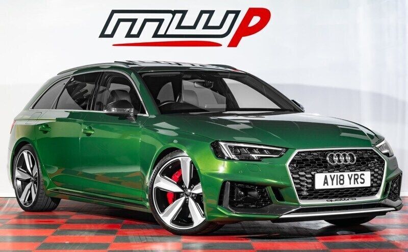 Green Used 2018 Audi RS4 Competition Estate | £41,995 (Super price) - Image 1/4