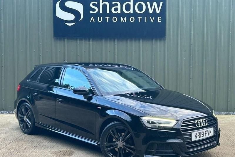 Black Used 2019 Audi A3 S-Line Hatchback | £13,795 (Good price) - Image 1/1