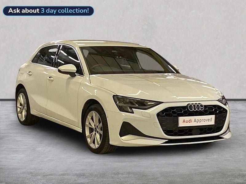 White Used 2025 Audi A3 Sport Hatchback | £24,611 (Good price) - Image 1/2