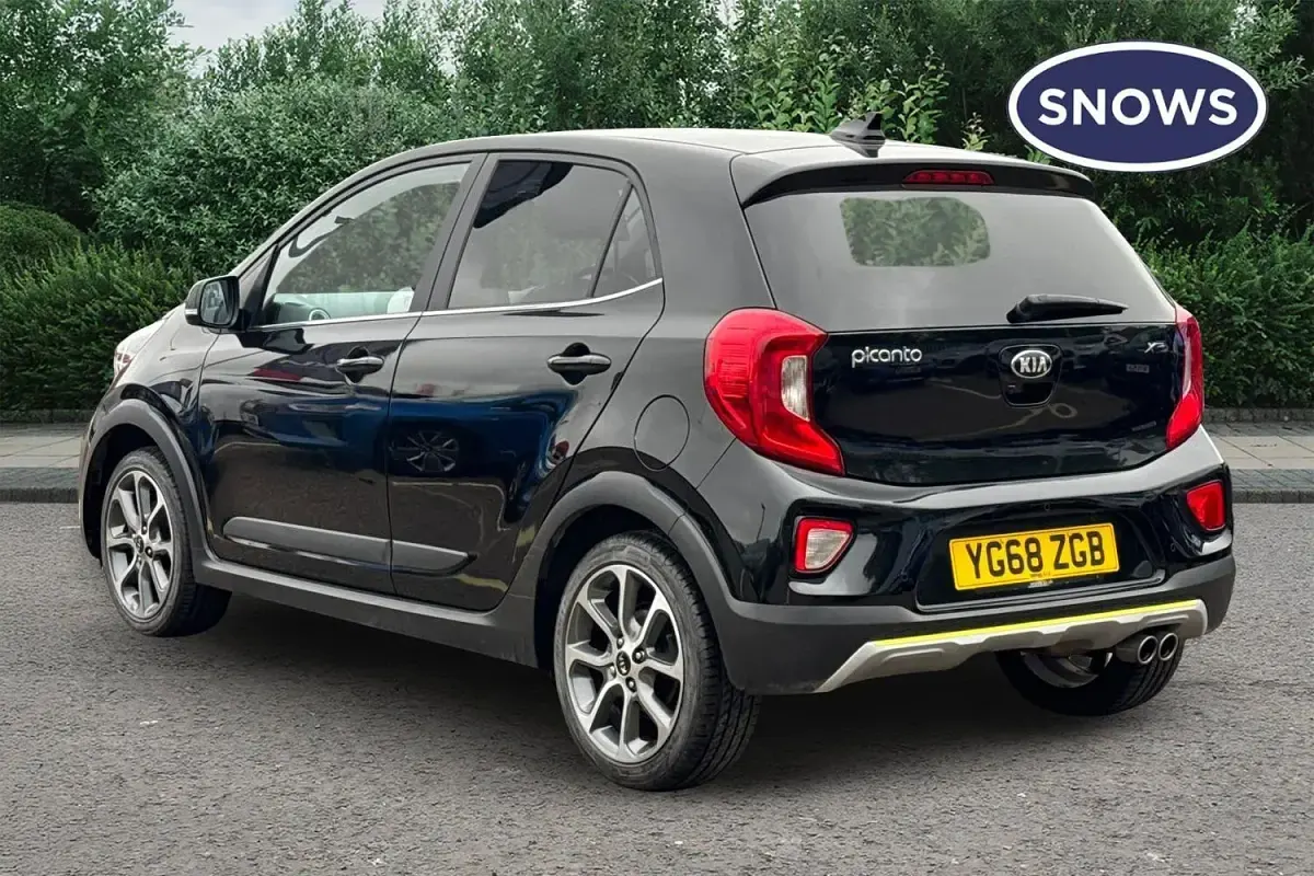 Used Kia Picanto X-Line 83 HP (61 kW) 2018 Black Hatchback