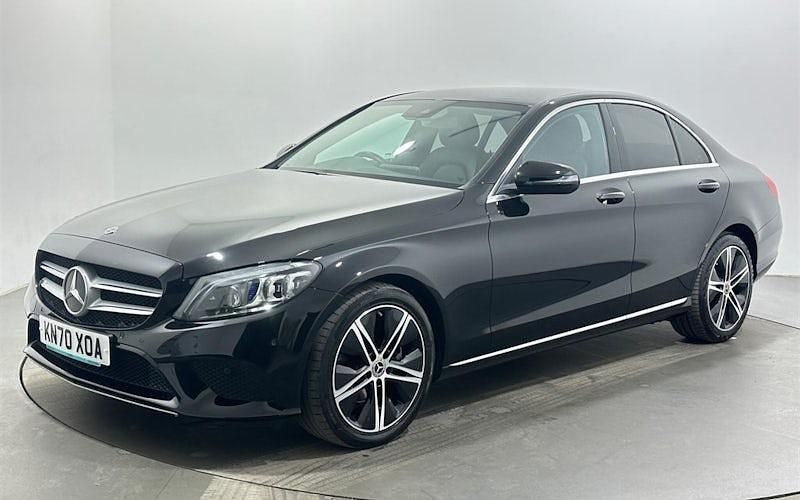 Used Mercedes C200 184 HP (135 kW) 2019 Black Sedan