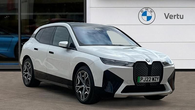 White Used 2022 BMW iX M Sport SUV | £47,495 (Good price) - Image 1/4