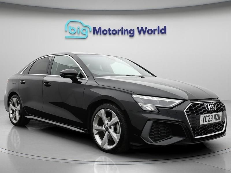 Black Used 2023 Audi A3 S-Line Sedan | £21,500 (Fair price) - Image 1/4
