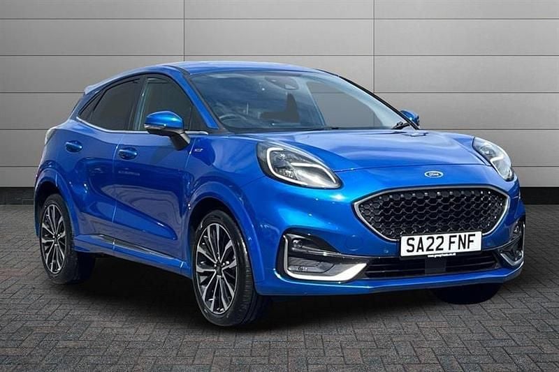 Desert island blue Used 2022 Ford Puma ST-Line Hatchback | £18,525 (Fair price) - Image 1/2