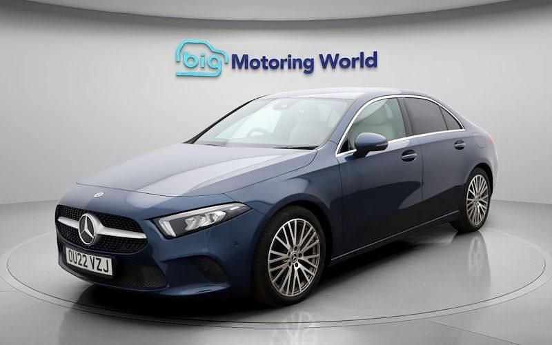 Used Mercedes A200 Executive 163 HP (119 kW) 2022 Blue Sedan