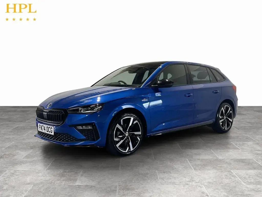 Used Skoda Scala Monte Carlo 116 HP (85 kW) 2024 Blue Hatchback