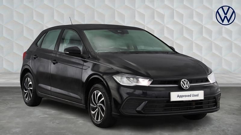 Black Used 2023 VW Polo Life Hatchback | £15,593 (Fair price) - Image 1/4