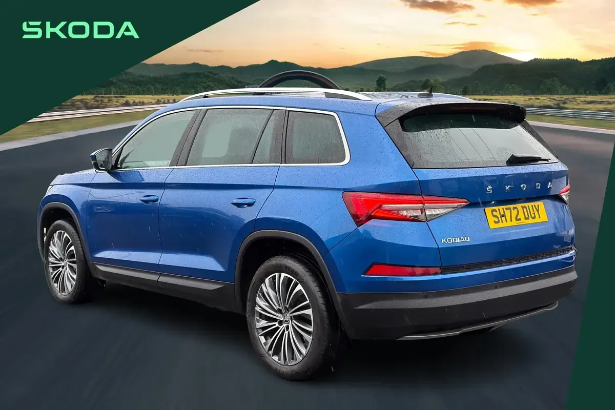 Used Skoda Kodiaq SE L Executive 150 HP (110 kW) 2023 Blue SUV