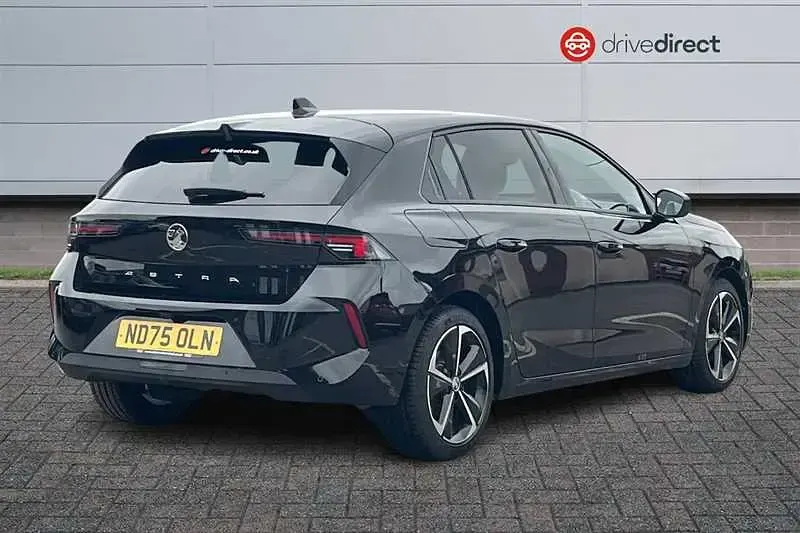Used Vauxhall Astra S 130 HP (95 kW) 2025 Black Hatchback