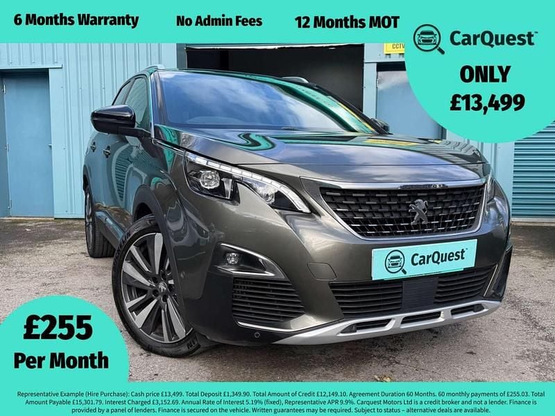 Used Peugeot 3008 Premium 2019 Grey SUV