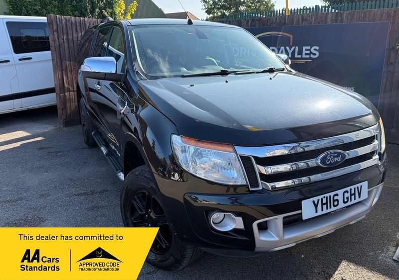 Black Used 2016 Ford Ranger Limited Pickup | £11,999 (Fair price) - Image 1/4
