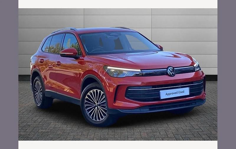 Red Used 2025 VW Tiguan Match SUV | £31,495 (A bit pricey) - Image 1/3