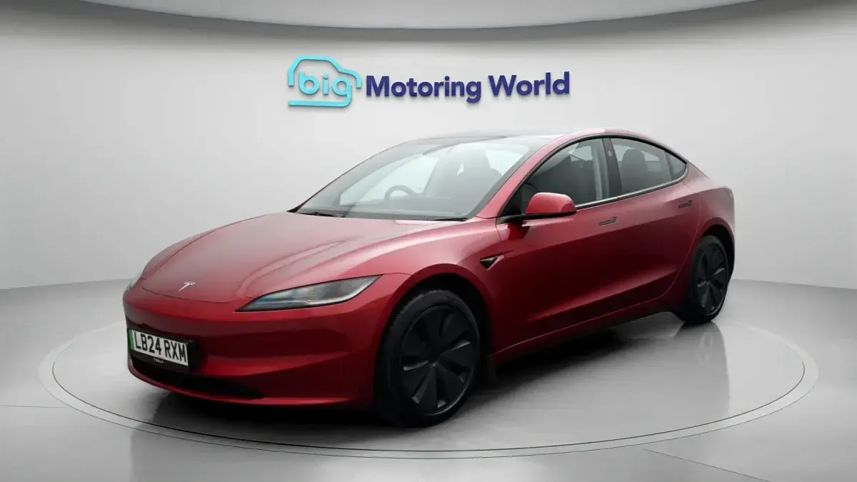 Used Tesla Model 3 Long Range AWD 366 kW (498 HP) 2024 Red Sedan