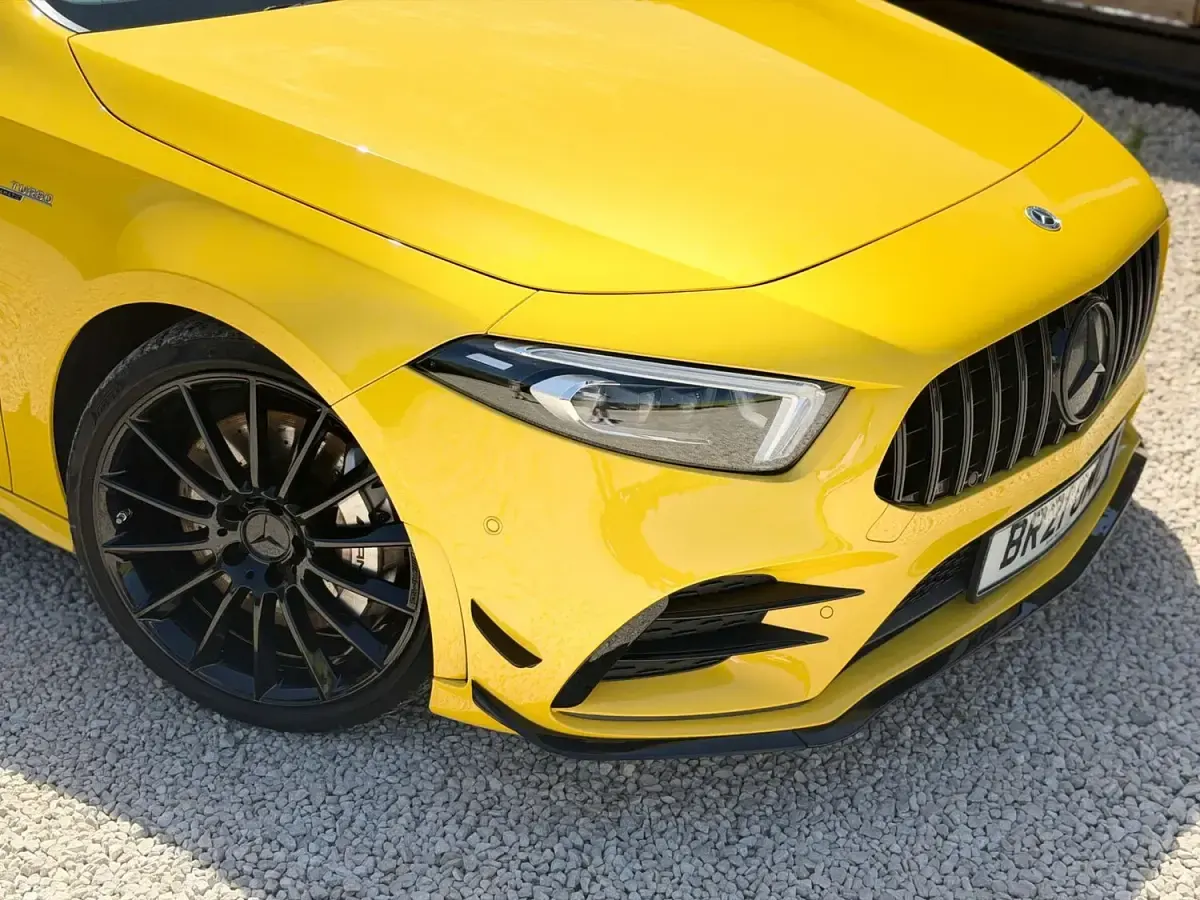 Used Mercedes A35 AMG Premium Plus 2021 Yellow Hatchback