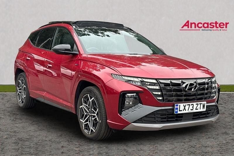 Red Used 2023 Hyundai Tucson N Line SUV | £25,990 (Fair price) - Image 1/4