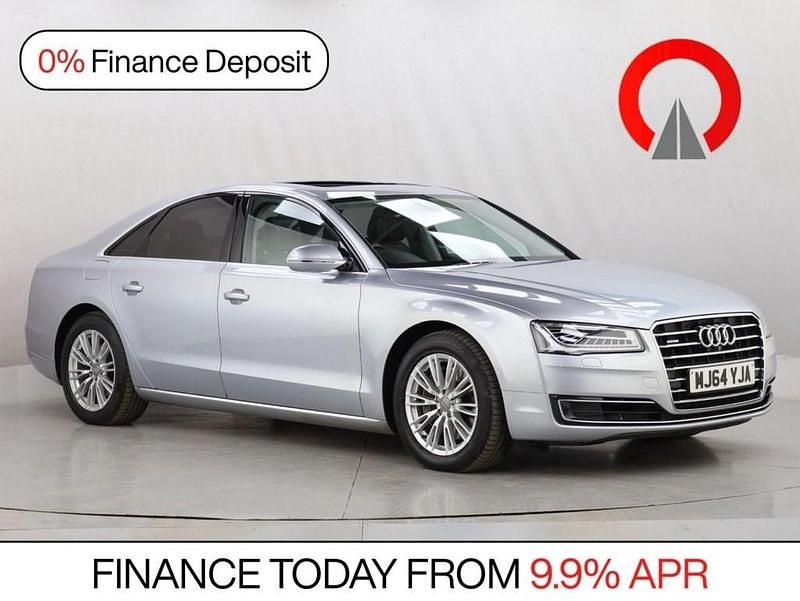 Used Audi A8 Sport 258 HP (189 kW) 2014 Silver Sedan