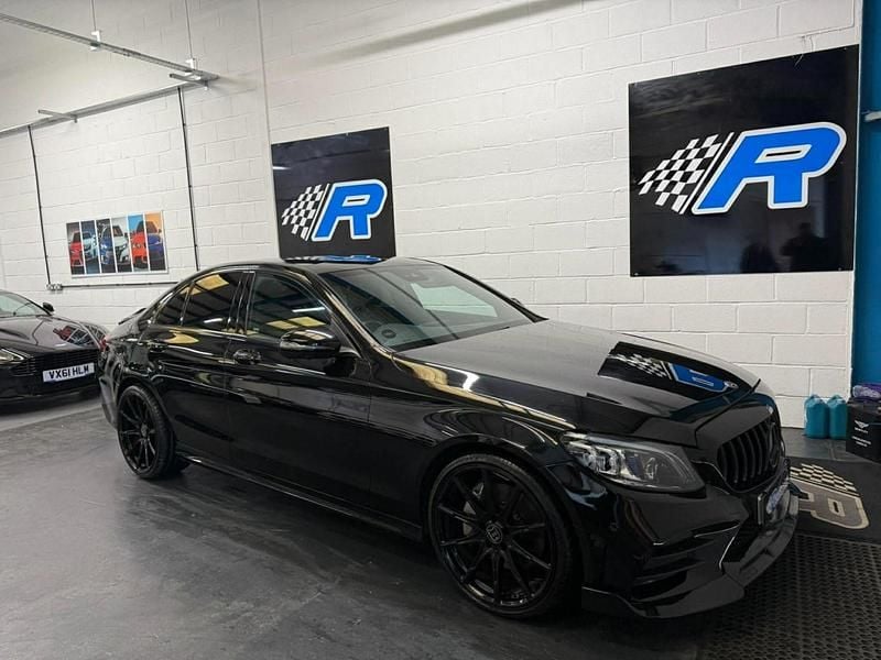 Used Mercedes C300 AMG Line Premium Plus 2018 Black Sedan