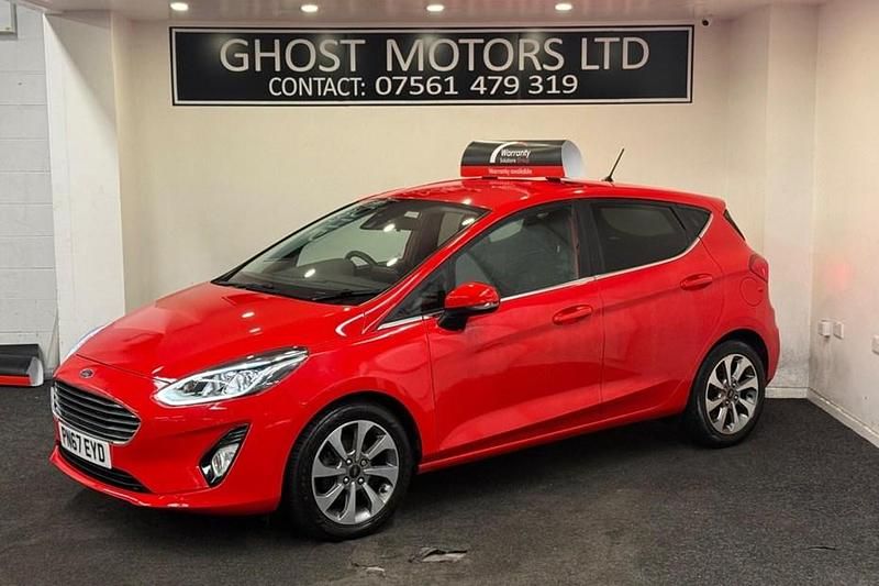 Used Ford Fiesta Zetec 100 HP (73 kW) 2017 Red Hatchback