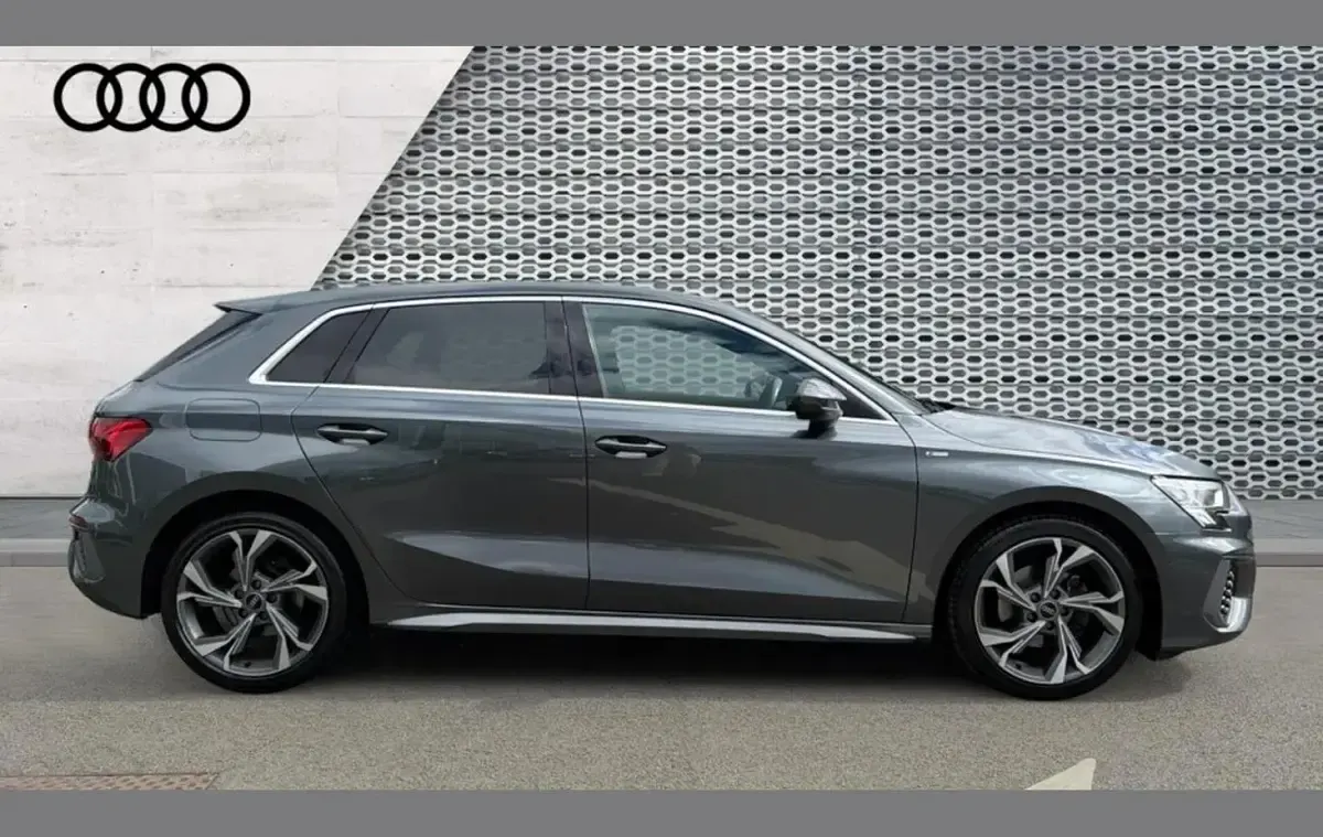 Used Audi A3 S-Line 110 HP (80 kW) 2023 Grey Sedan