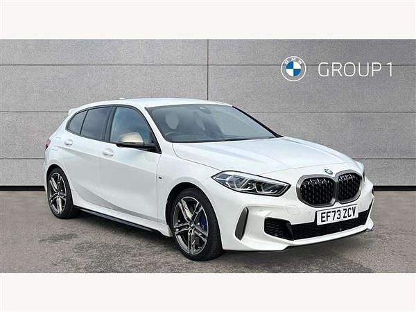 White Used 2023 BMW M135 Shadowline Hatchback | £27,750 (Fair price) - Image 1/4