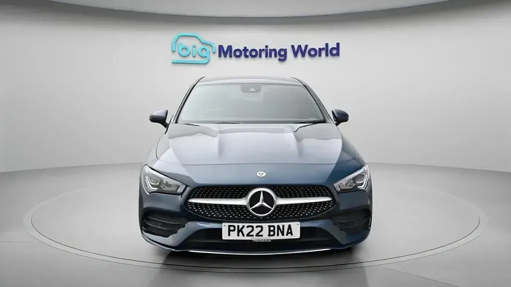Used Mercedes CLA200 Shooting Brake AMG line 163 HP (119 kW) 2022 Blue Estate