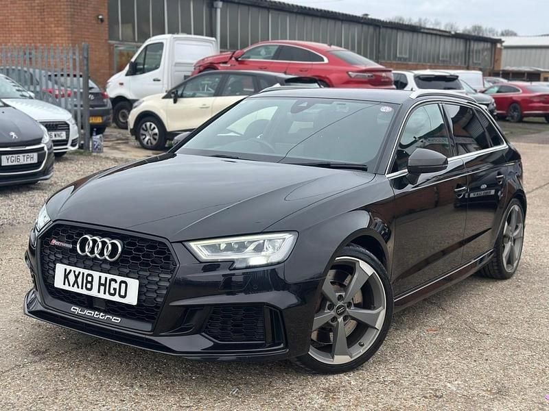 Used Audi RS3 400 HP (294 kW) 2018 Black Sedan