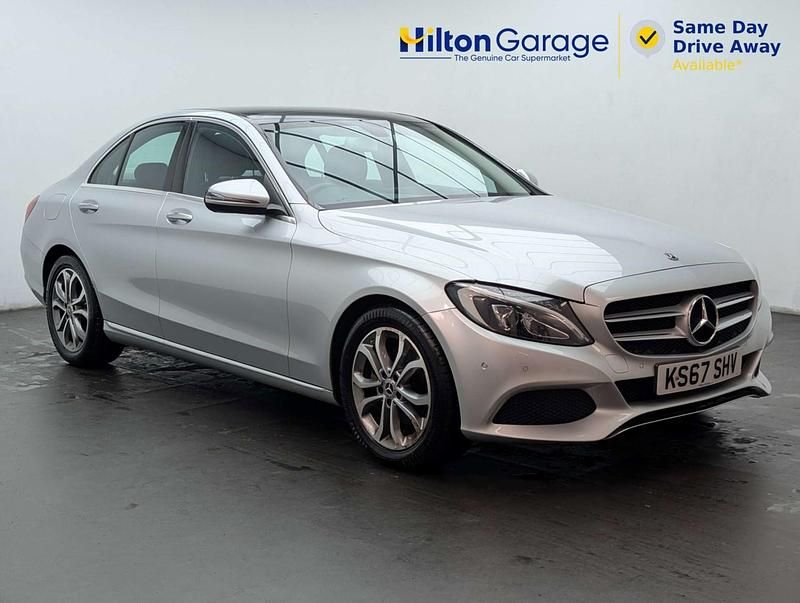 Begagnad Mercedes C220 Premium 2017 Silver Sedan