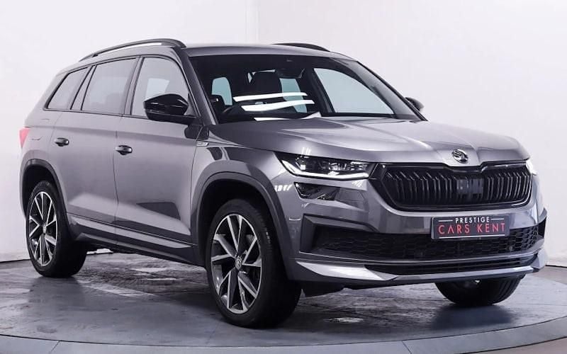 Grey Used 2023 Skoda Kodiaq SportLine SUV | £29,349 (Fair price) - Image 1/4