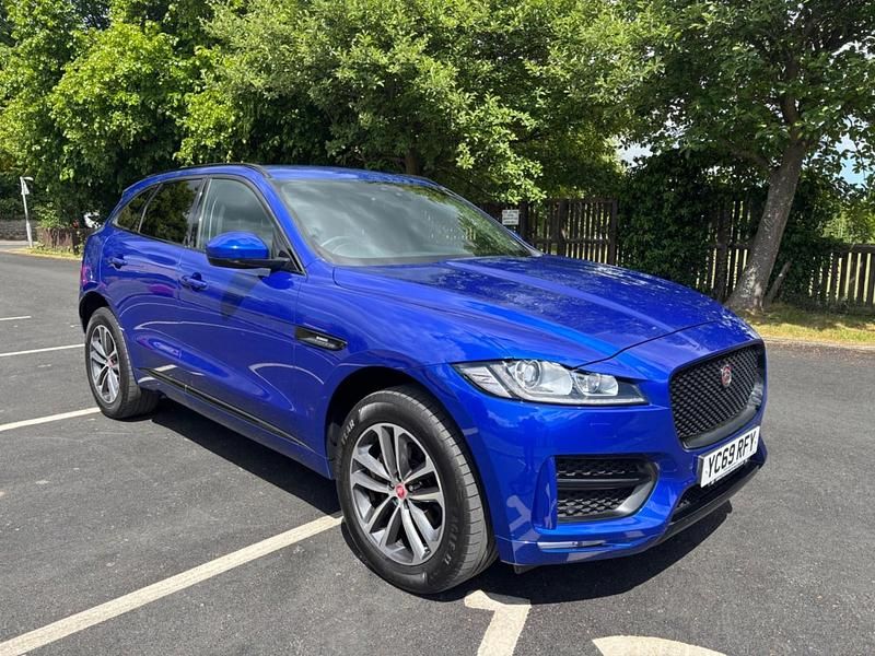 Blue Used 2019 Jaguar F-Pace R-Sport SUV | £17,995 (Fair price) - Image 1/4