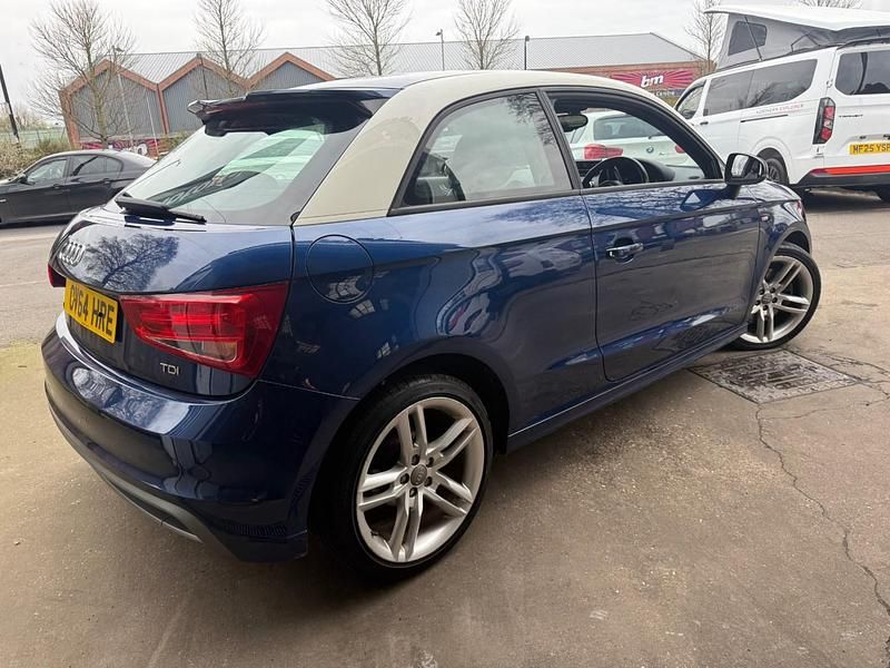 Used Audi A1 S-Line 143 HP (105 kW) 2014 Blue Hatchback