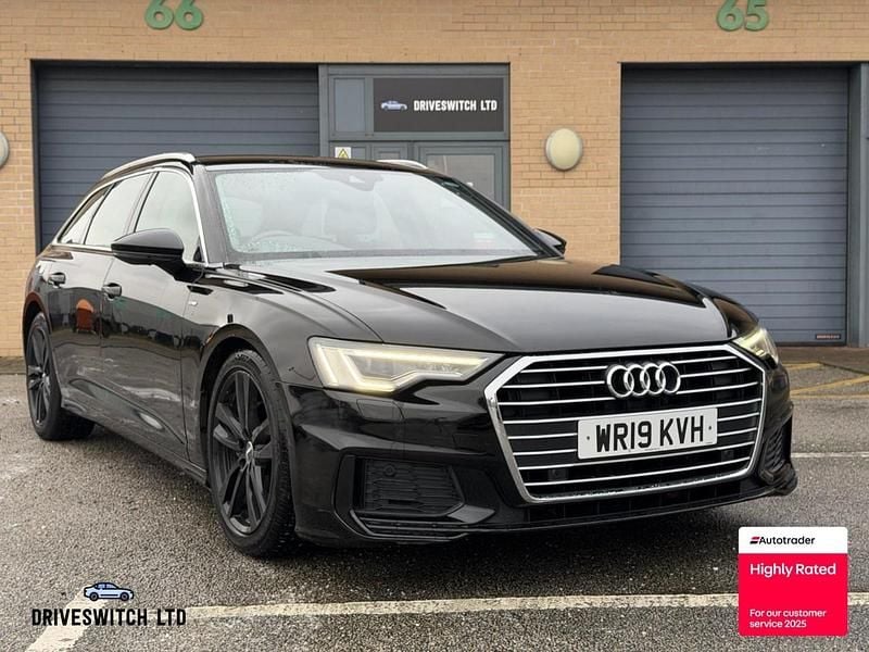 Used Audi A6 S-Line 204 HP (150 kW) 2019 Black Estate