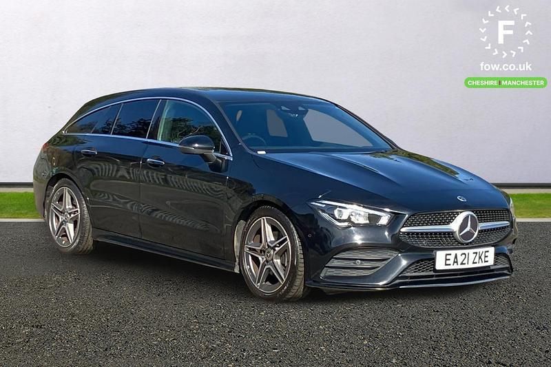 Used Mercedes CLA180 AMG Line Premium 136 HP (100 kW) 2021 Black Sedan