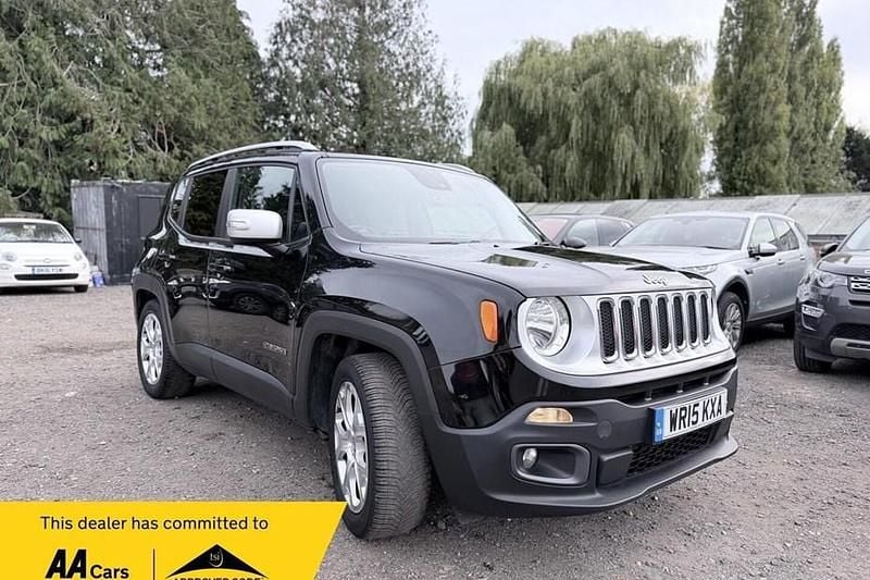 Black Used 2015 Jeep Renegade Limited SUV | £5,695 (Fair price) - Image 1/1