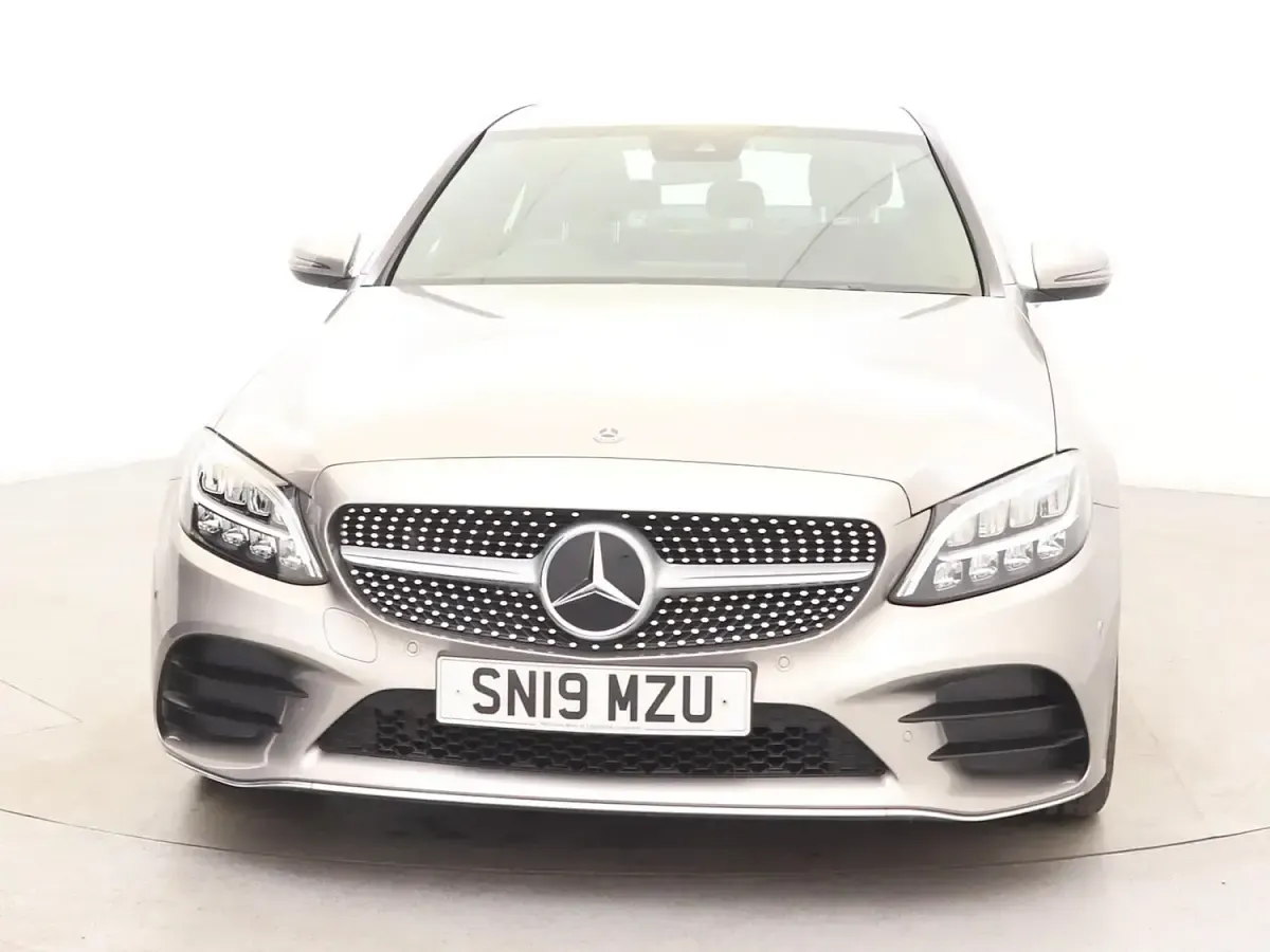 Used Mercedes C300 AMG line 2019 Silver Sedan