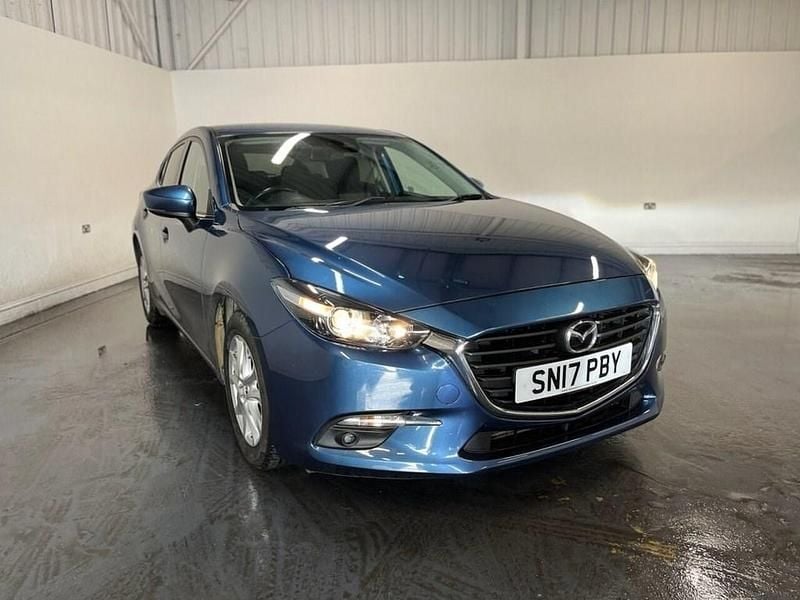 Used Mazda 3 150 HP (110 kW) 2017 Blue Hatchback